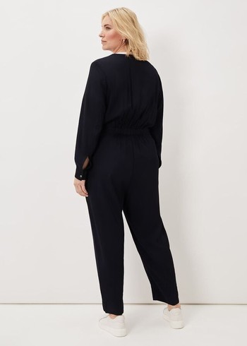 Phase Eight Duna Zip Jumpsuit Navy Canada | WQPZHC-206